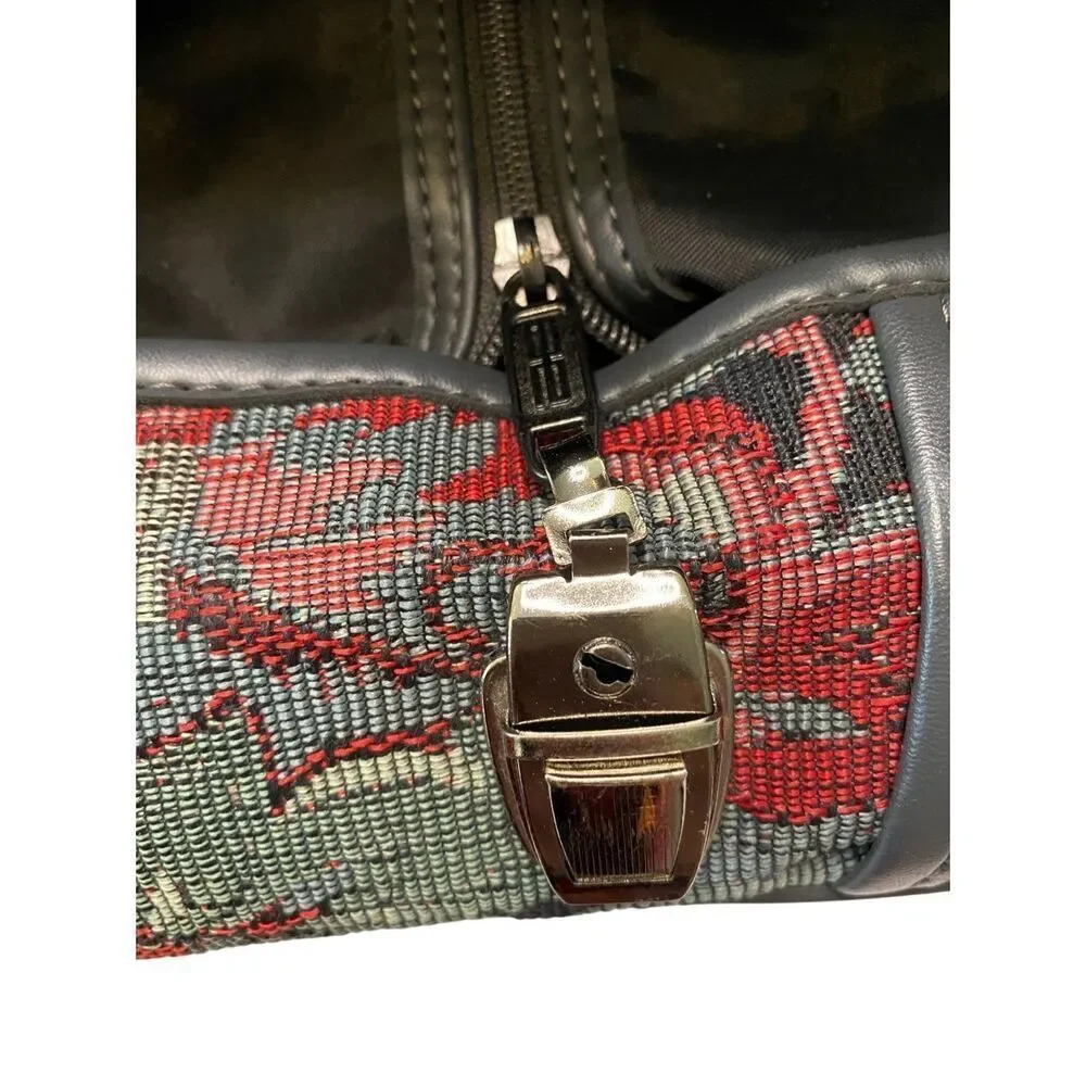 Amelia Earhart Luggage Unisex Travel Garments Bags Multicolor Floral Vintage